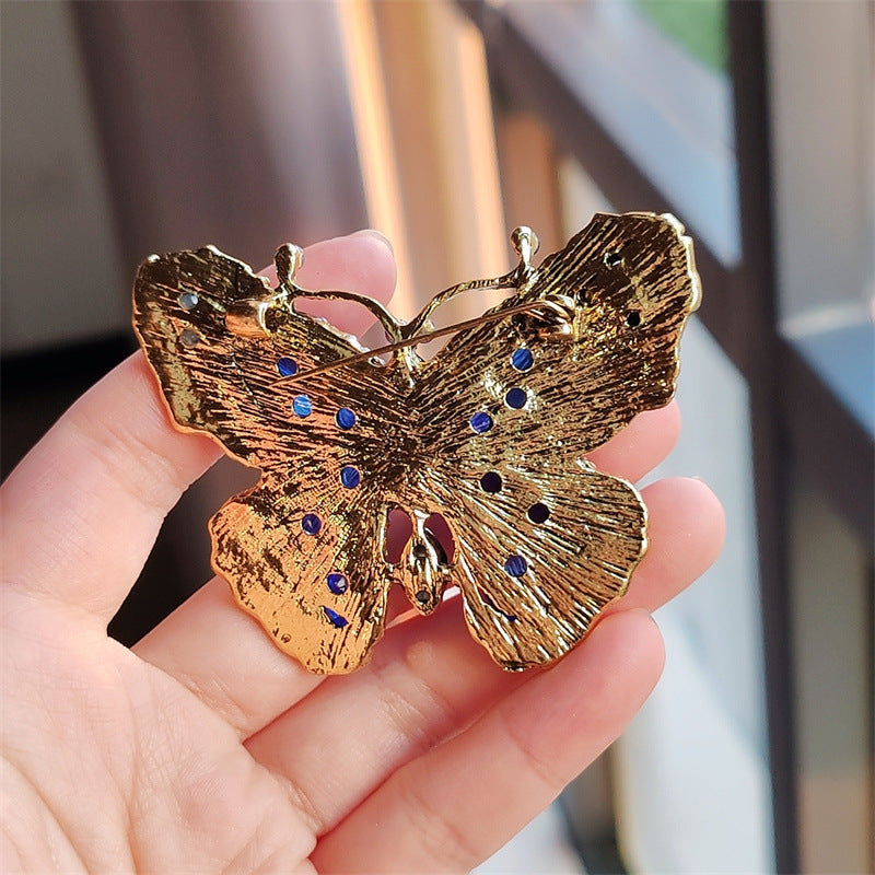 Vibrant colour options of butterfly brooch
