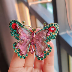 Lightweight butterfly brooch showcasing intricate design