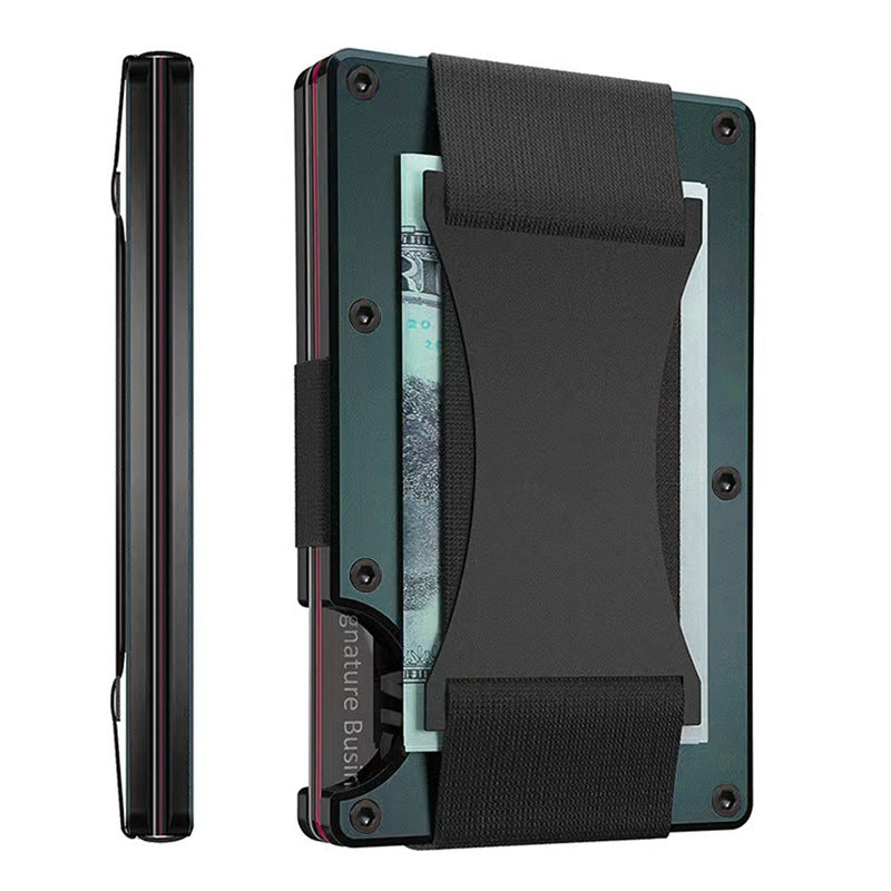 image of RFID blocking wallet in carbon fibre