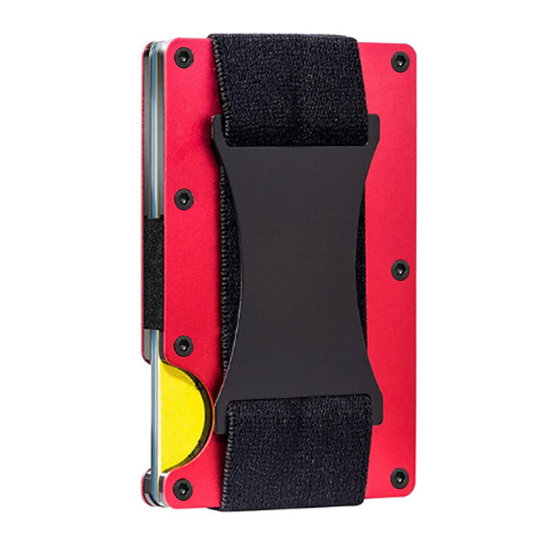 durable RFID blocking wallet made of aluminium