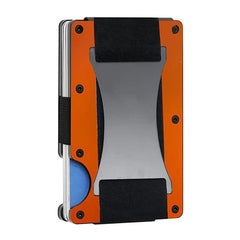 stylish carbon fibre money clip wallet