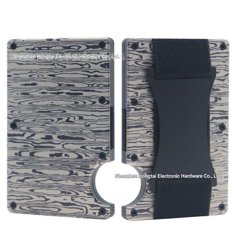 durable RFID blocking wallet made of aluminium