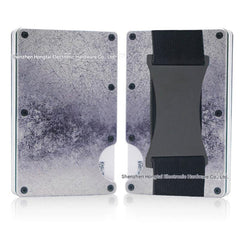 stylish carbon fibre money clip wallet