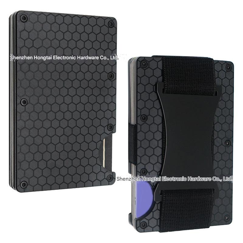 multiple colour options of RFID wallet displayed