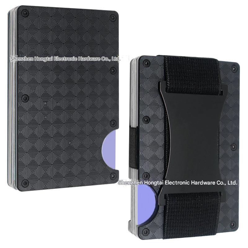 image of RFID blocking wallet in carbon fibre