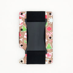 RFID blocking metal card wallet showcase