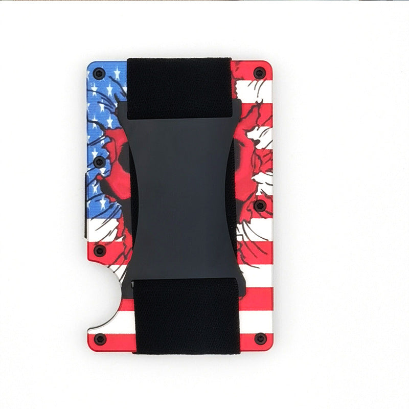 image of RFID blocking wallet in carbon fibre