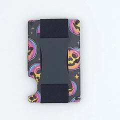 stylish carbon fibre money clip wallet