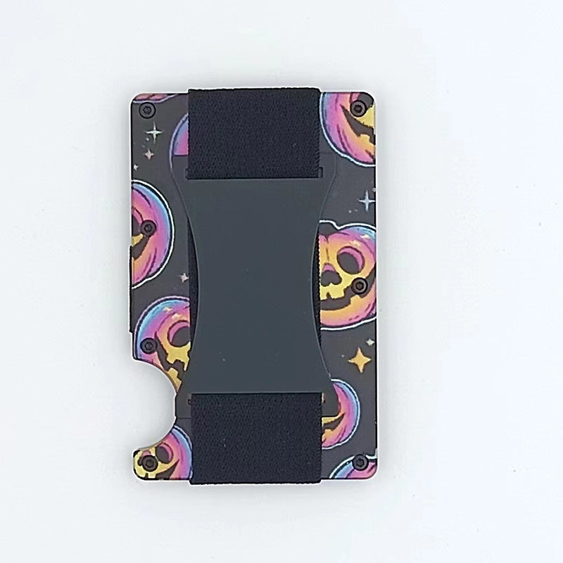 stylish carbon fibre money clip wallet