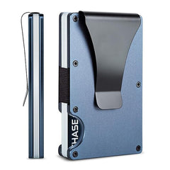 RFID blocking metal card wallet showcase