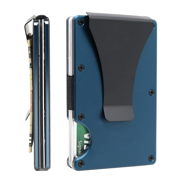 multiple colour options of RFID wallet displayed