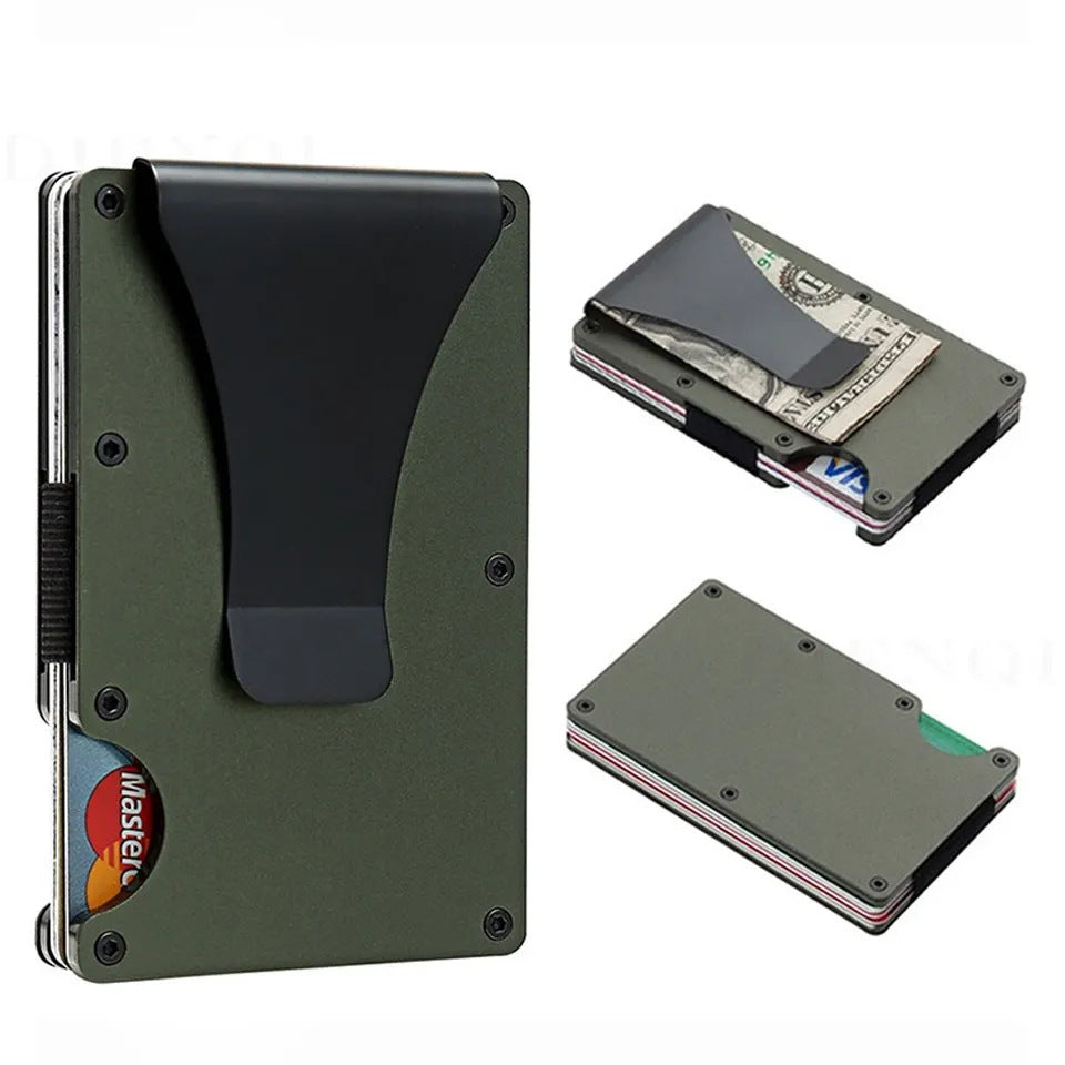 image of RFID blocking wallet in carbon fibre