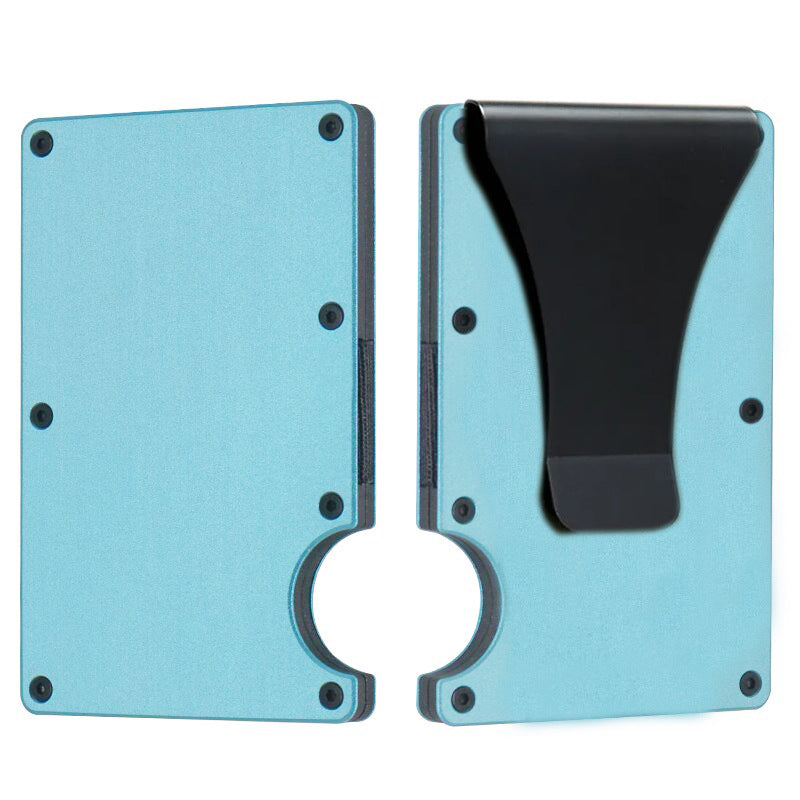 durable RFID blocking wallet made of aluminium