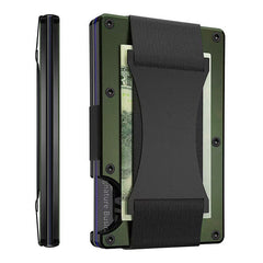multiple colour options of RFID wallet displayed