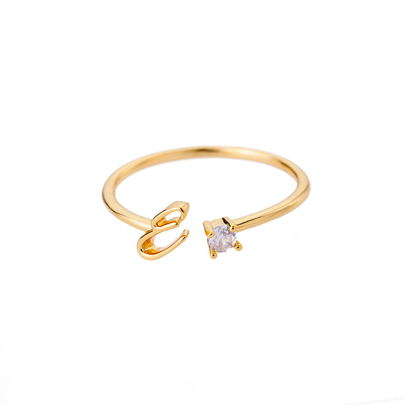 unisex style gold ring shown in detail