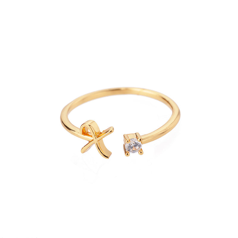 various letters of alphabet rings available