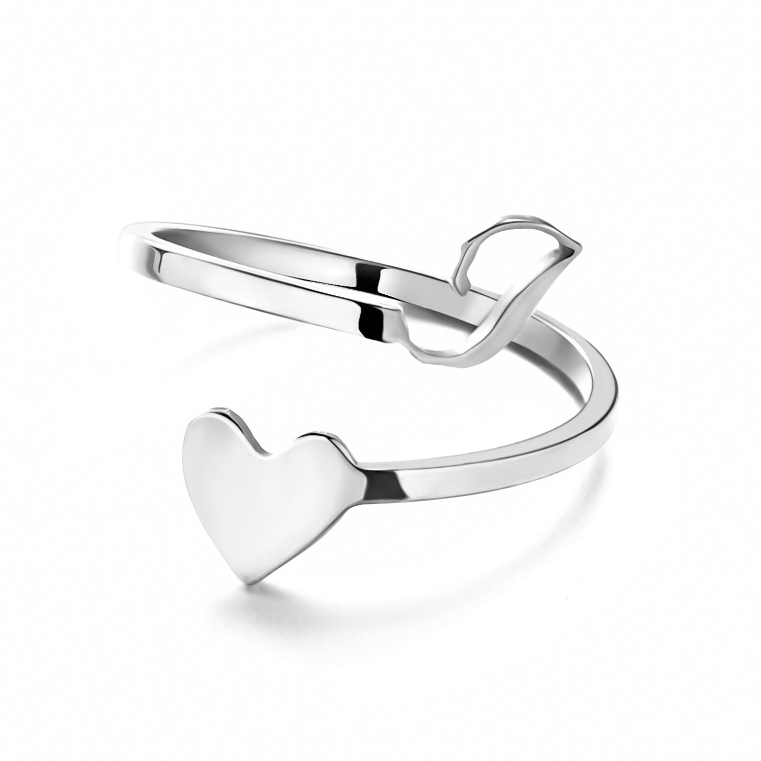 Assorted colours of adjustable stainless steel rings