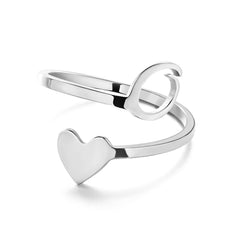 Women’s adjustable ring styled with casual outfit