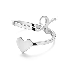 Multiple colour options for adjustable letter rings