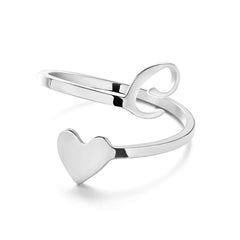 Fashionable ring showcasing its adjustable feature