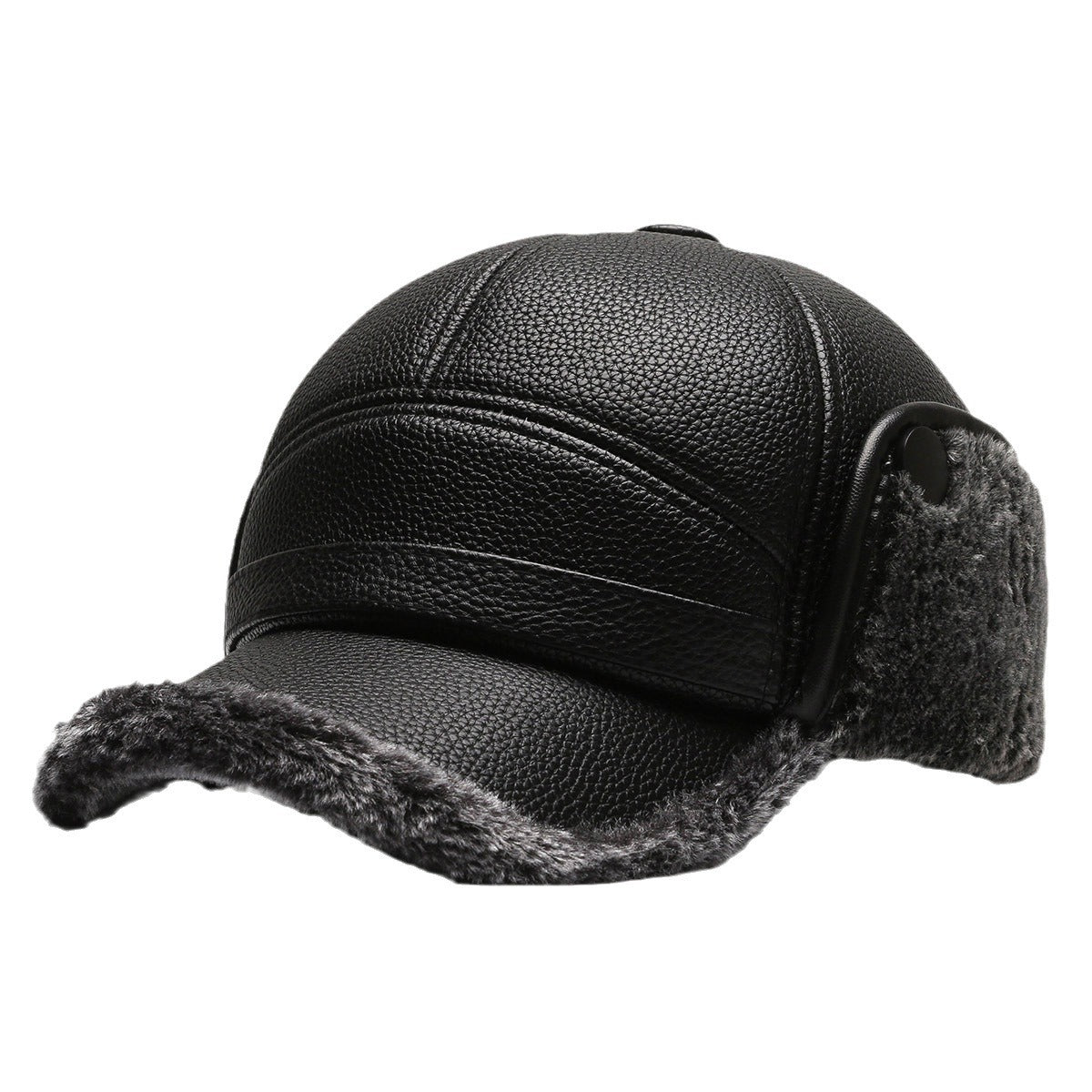 Warm winter hat displayed on a mannequin