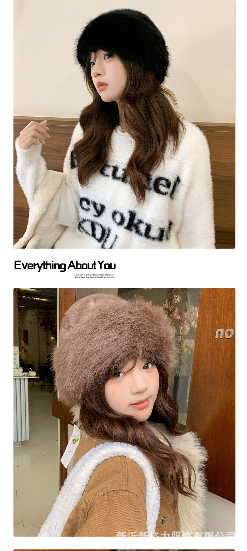Soft rabbit fur cap for fashionable looks - image 6