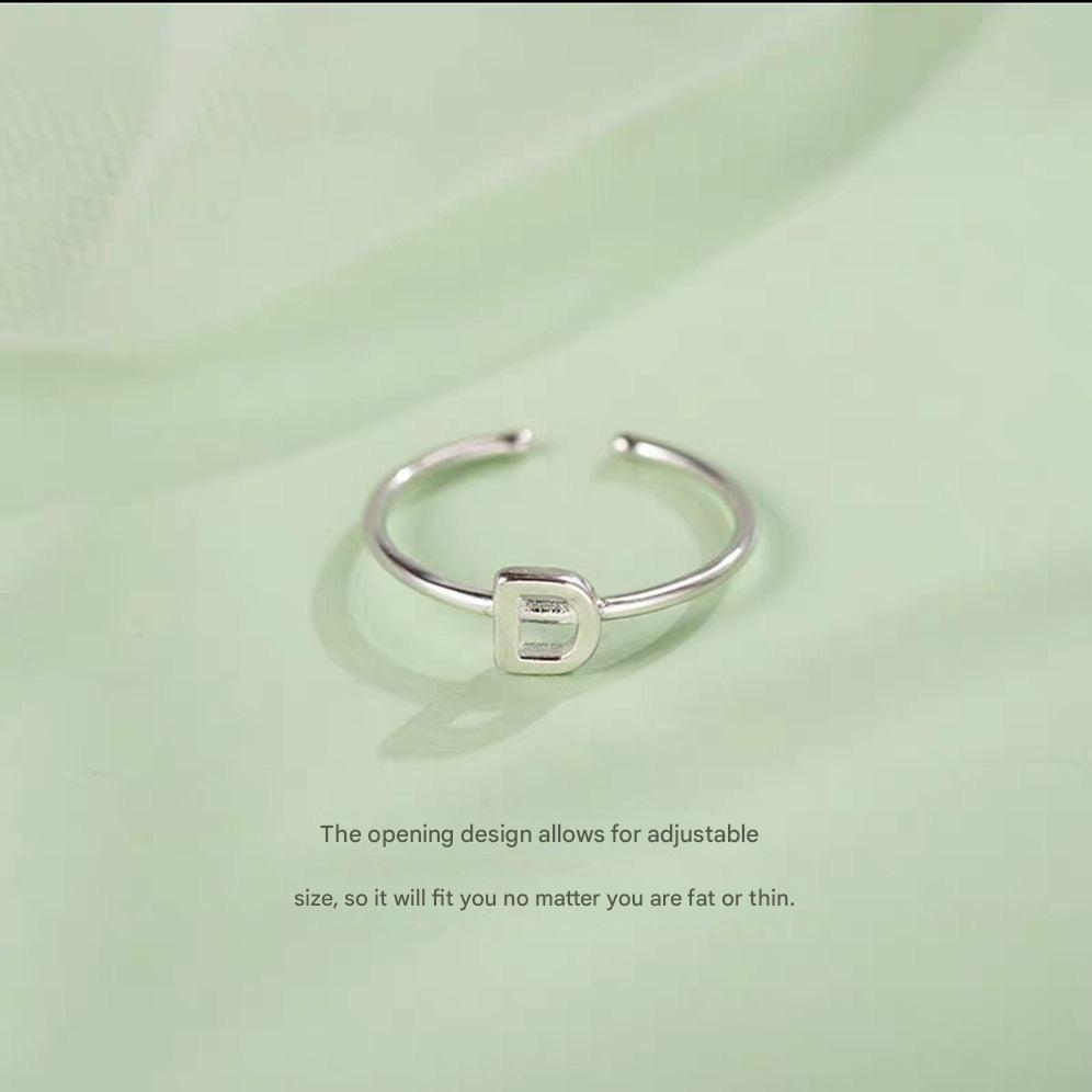 Adjustable Silver Ring showcasing different sizes