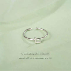 Personalised Alphabet Ring with letters A-Z