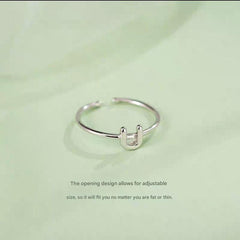 Personalised Alphabet Ring with letters A-Z