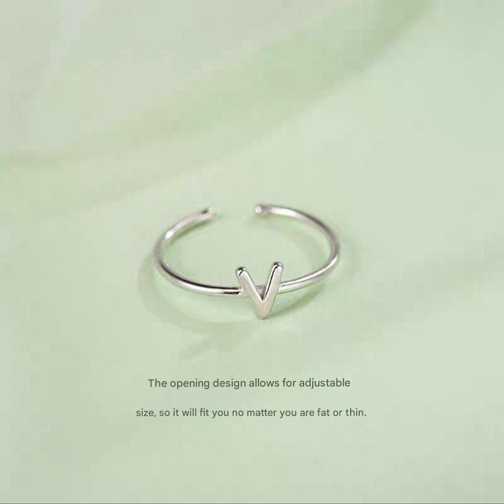 Adjustable Silver Ring showcasing different sizes