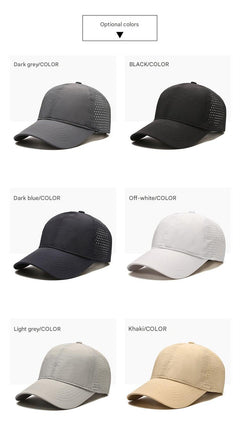 Men's UV protection cap side view