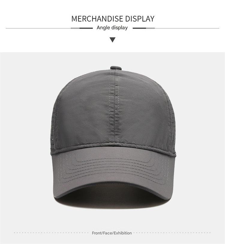 Curved brim summer hat showing versatility