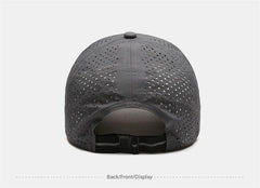 Light grey baseball cap for outdoor activities