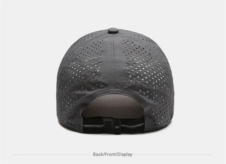 Light grey baseball cap for outdoor activities