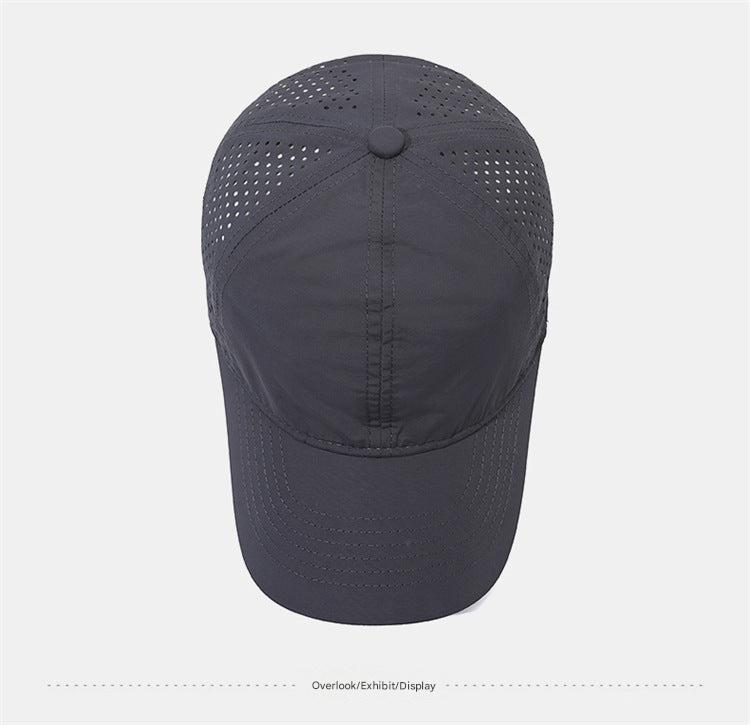 Dark grey summer cap for casual wear