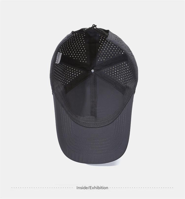 Khaki cap suitable for summer outings
