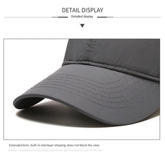 Men's UV protection cap side view