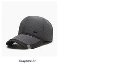 Men's adjustable winter cap back view