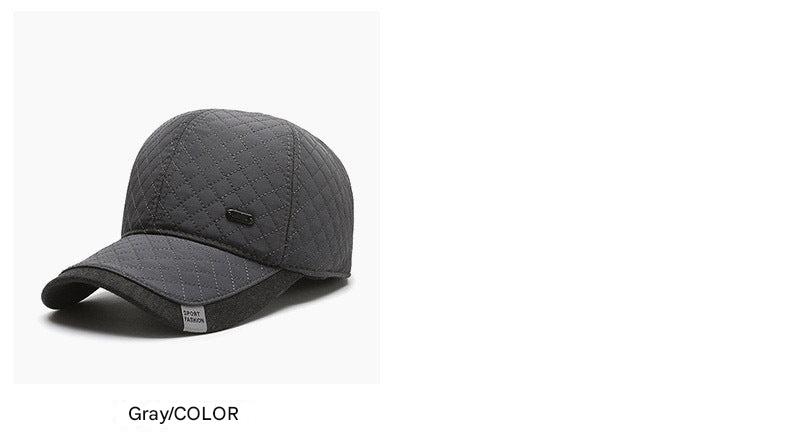 Men's adjustable winter cap back view