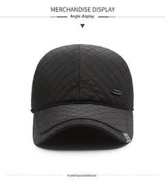 Close up of men's winter baseball cap patterns