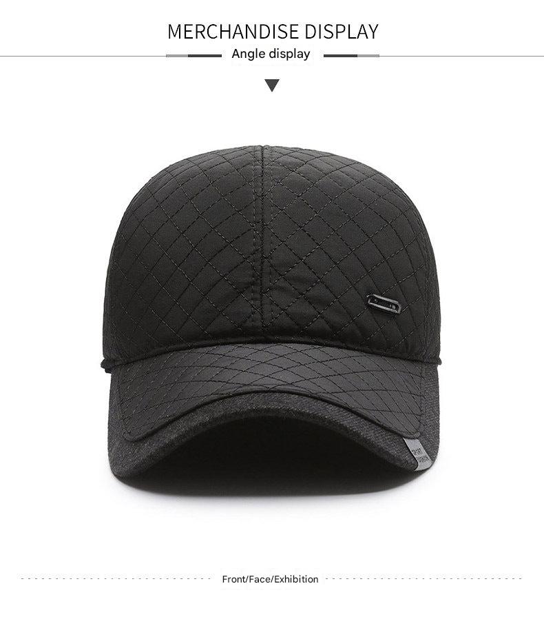 Close up of men's winter baseball cap patterns