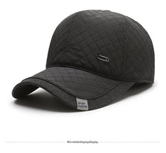 Men's winter baseball cap colour options displayed