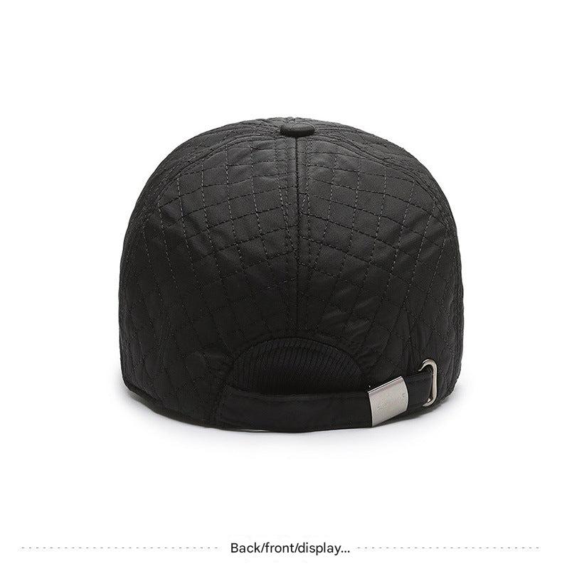 Men's winter baseball cap worn by model