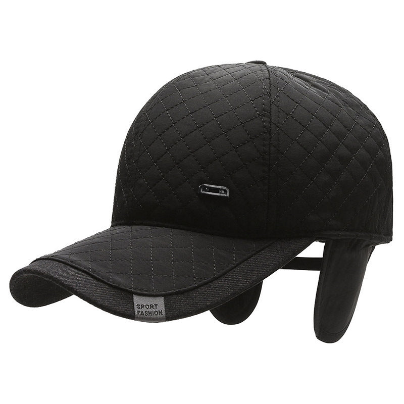 Men's winter baseball cap colour options displayed