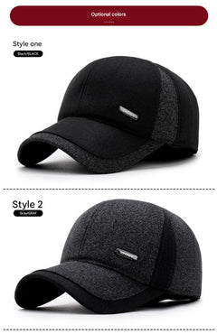 Stylish winter baseball cap for men - image 1