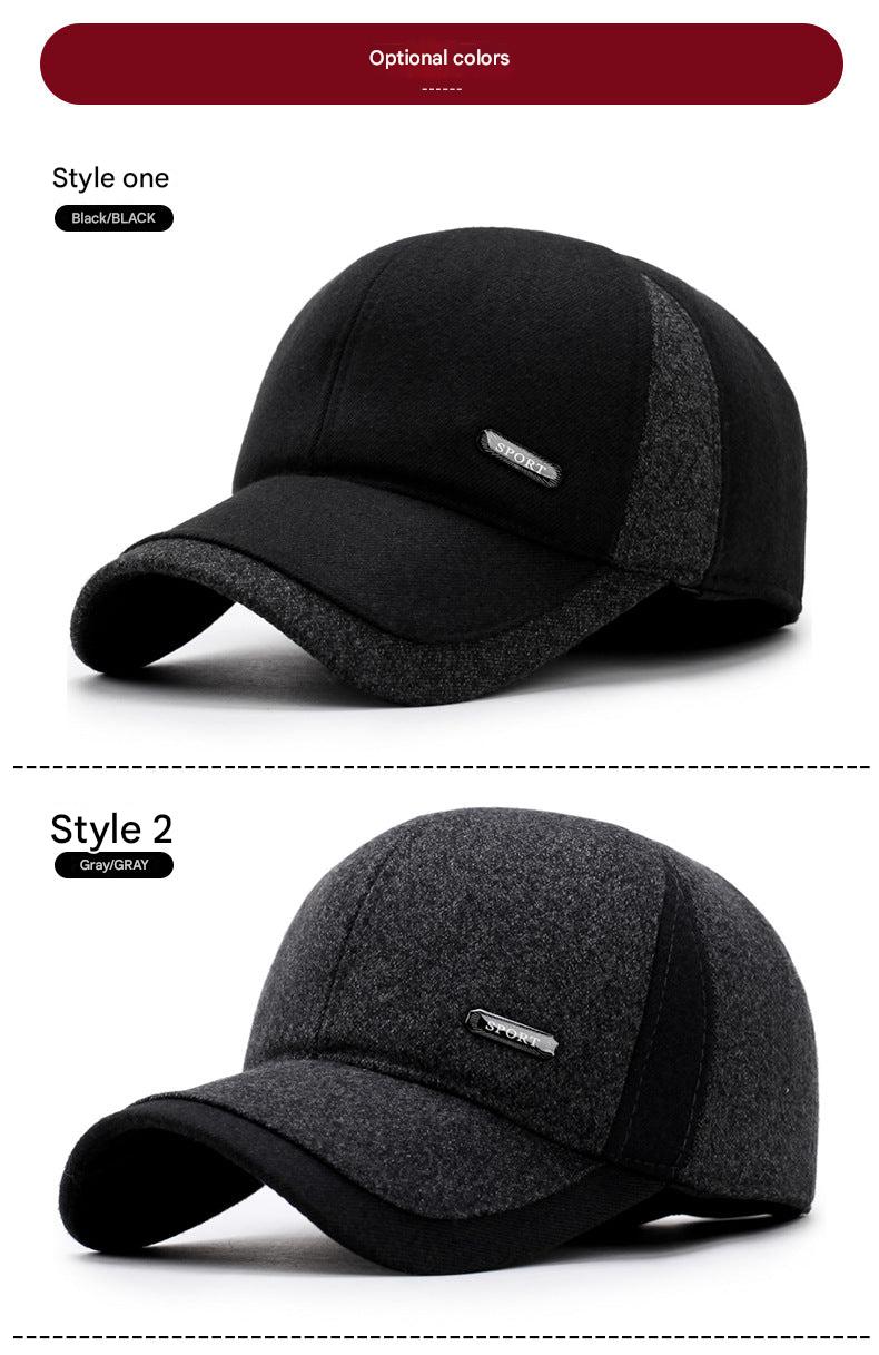 Stylish winter baseball cap for men - image 1