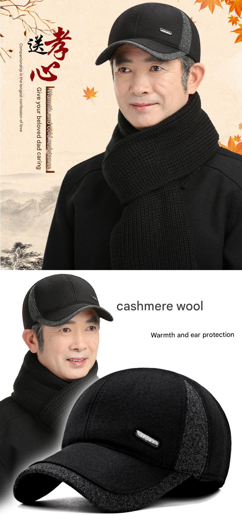 Different angles of men's winter baseball cap - image 6