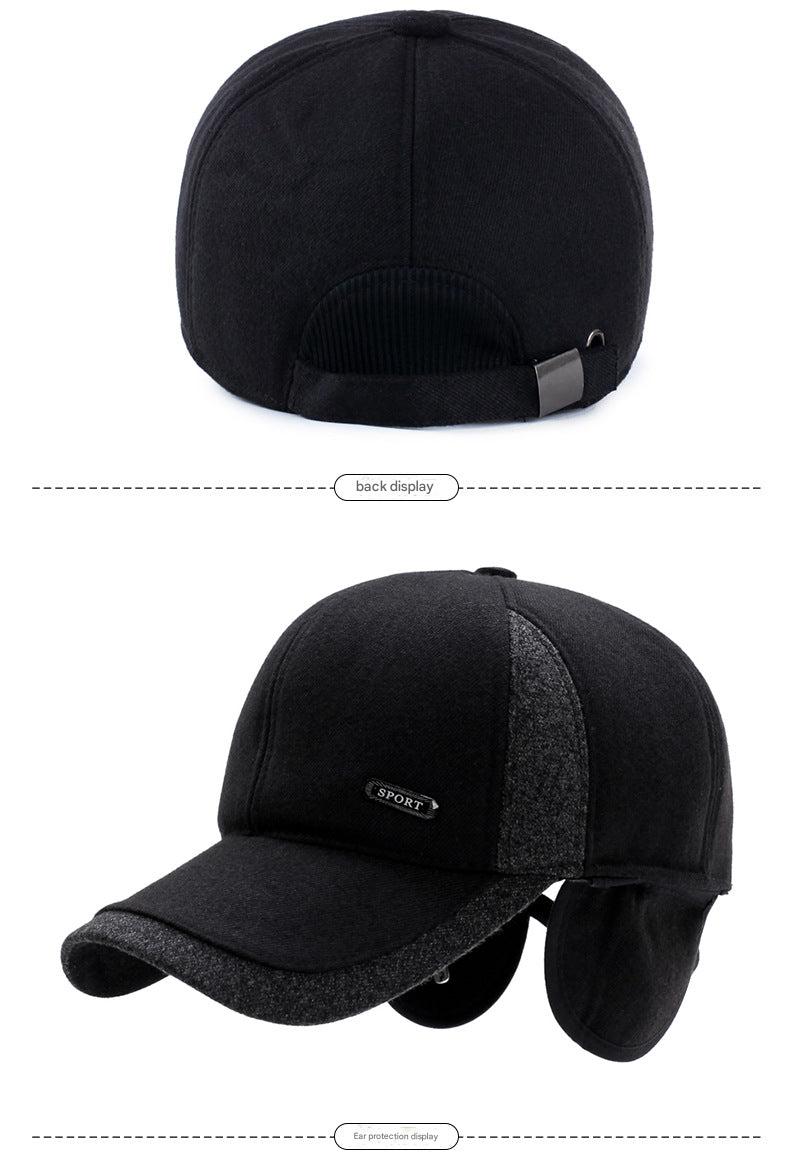 Stylish winter hat in coffee colour - image 8