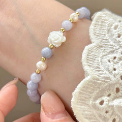 stylish women's bracelet with floral design