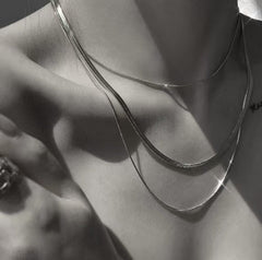 Trendy Choker Necklace Worn on Model Image 3